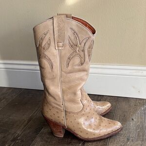 Tan Heeled Boots
